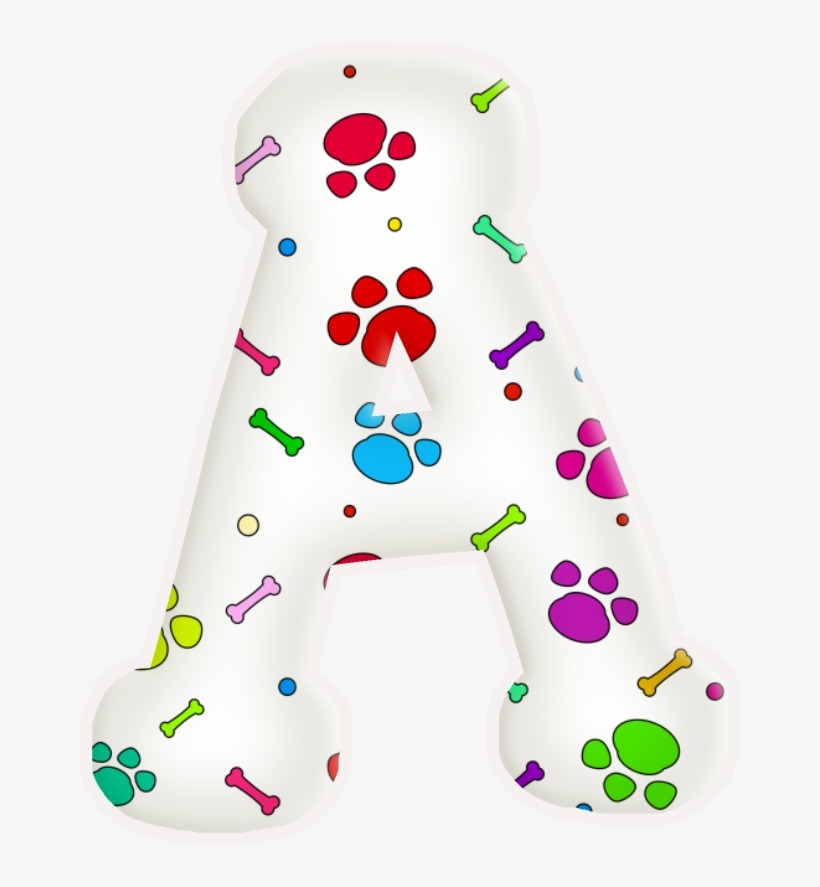 Abecedario Huellas - Alfabeto De Huellas De Perritos, transparent png #4208802