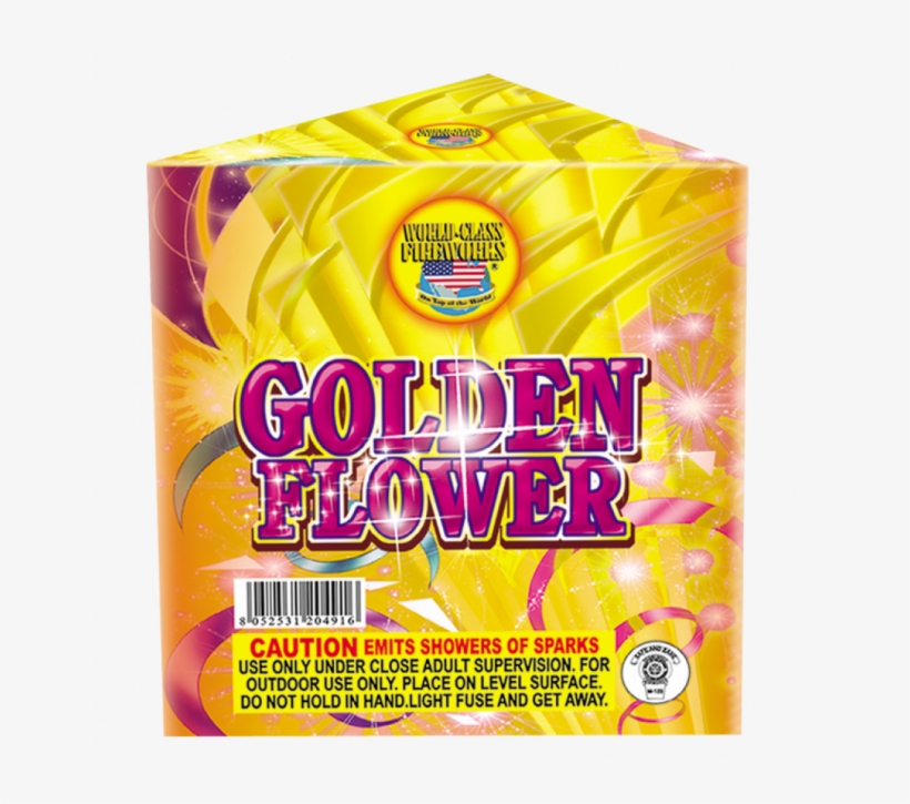 Golden Flower - Packaging And Labeling, transparent png #4209284