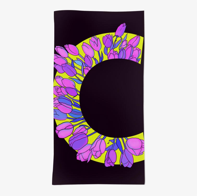Toalha Monograma Floral C De Eveline Pezzinina - Monogram, transparent png #4209285