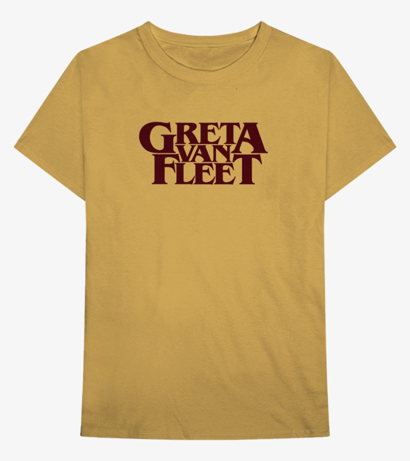 Gold Logo Tee - Greta Van Fleet Merch, transparent png #4209287