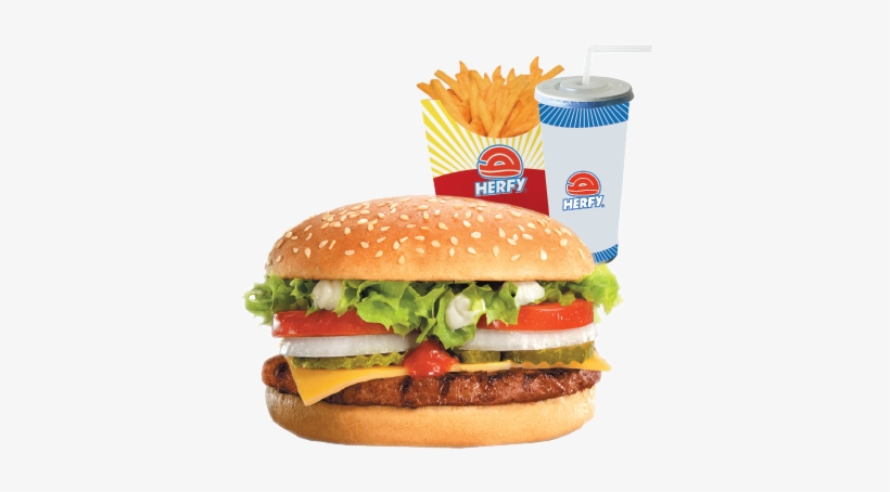 Super Herfy Combo - Herfy, transparent png #4209312