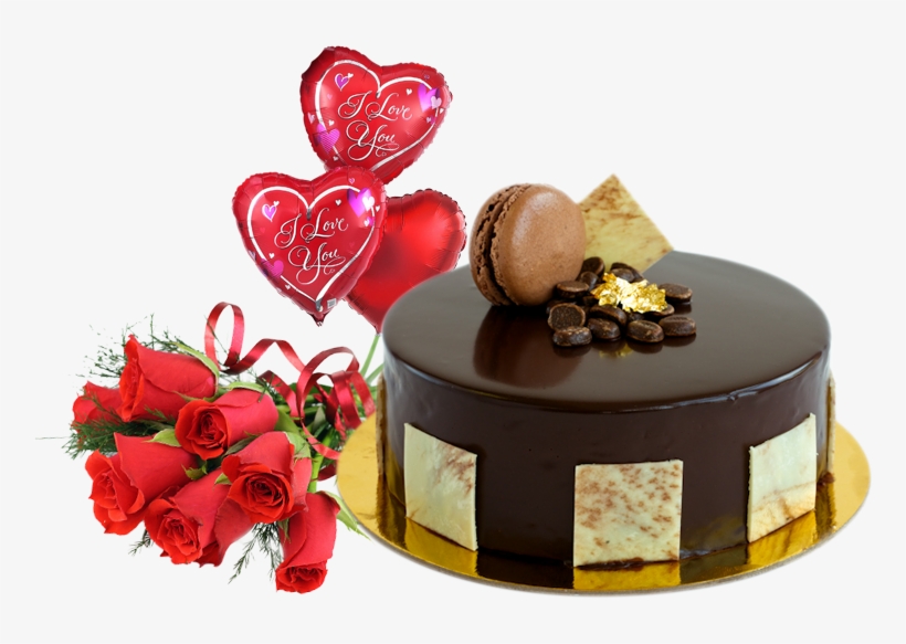 Cheer Chocolate Cake Flower Combo In Sharjah - Kitkat Cake Online Delivery, transparent png #4209369
