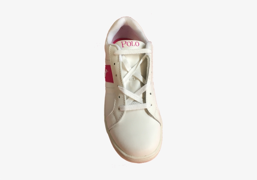 Polo Ralph Lauren •racquet• White/fushia Leather Sneaker - Sneakers ...