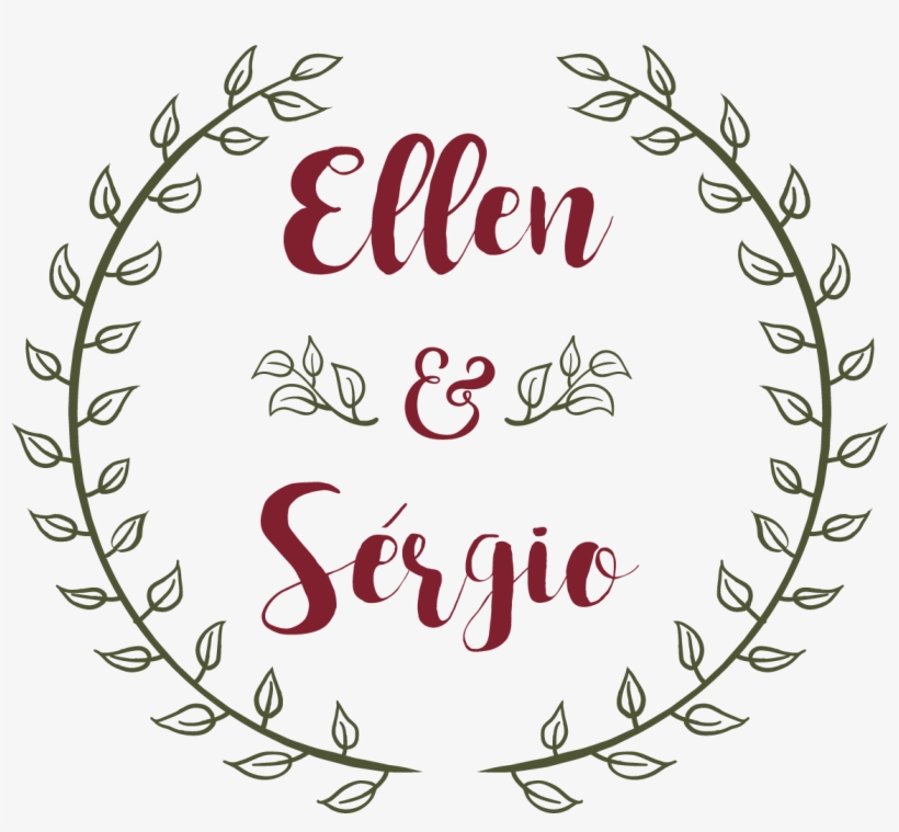 Aquarelas, Monograma, Save The Date Digital, Convites, - Circle, transparent png #4209484