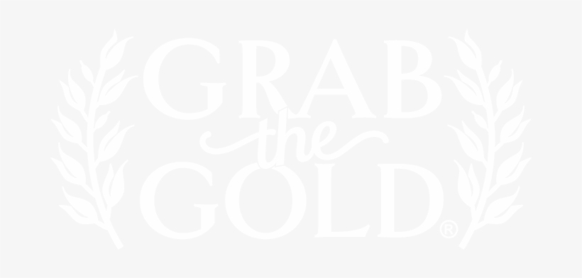 Grab The Gold Grab The Gold Logo 2017 White Brand Assets - Brand, transparent png #4209533