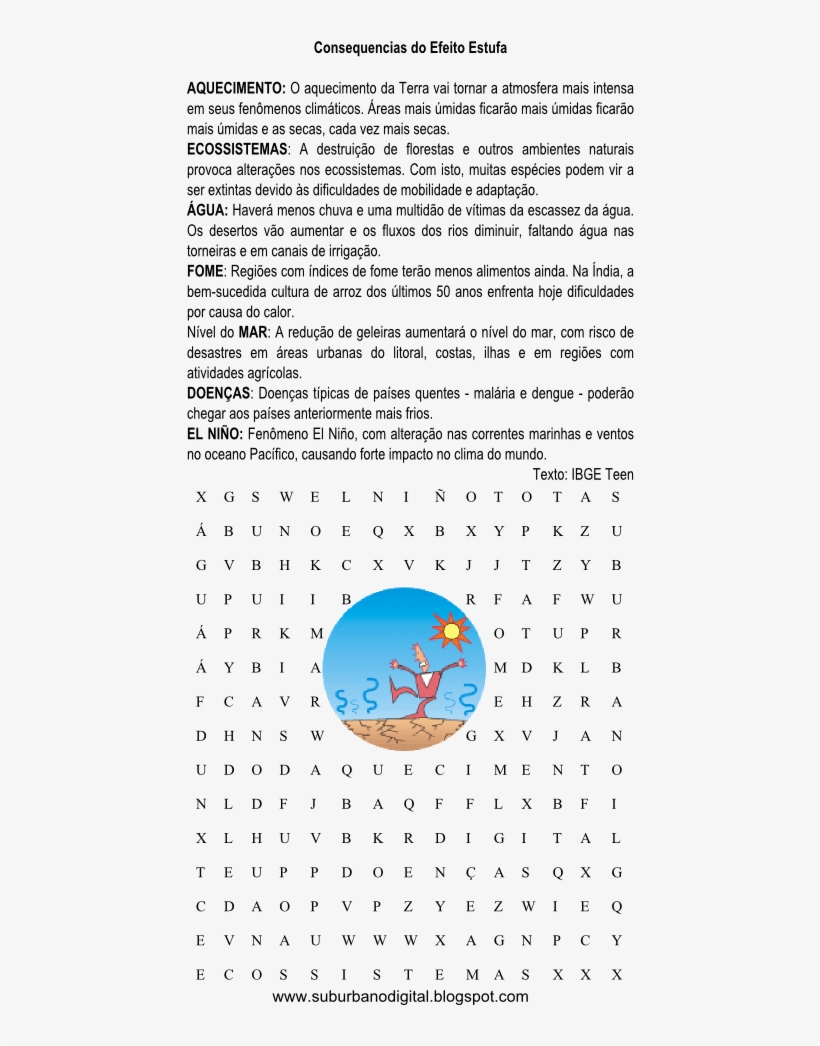 Consequências Do Efeito Estufa - Efeito Estufa E Aquecimento Global Atividades, transparent png #4210208