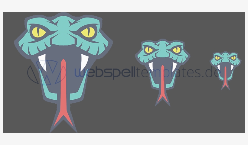 Clan Logo Vector Sizes L027 Mascot Snake - Scrapbooking, transparent png #4210813