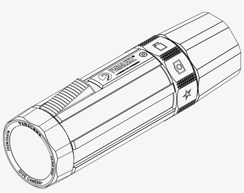 Paralenz Dive Camera Illustration - Illustration, transparent png #4211353