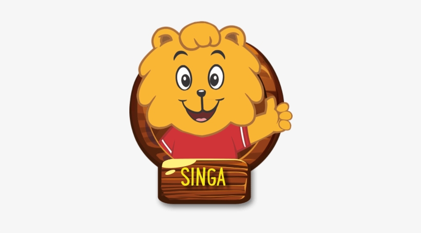 Singa Is A Cheerful And Ambitious Kindness Cubbie Who - Kindness In Cartoon, transparent png #4211380