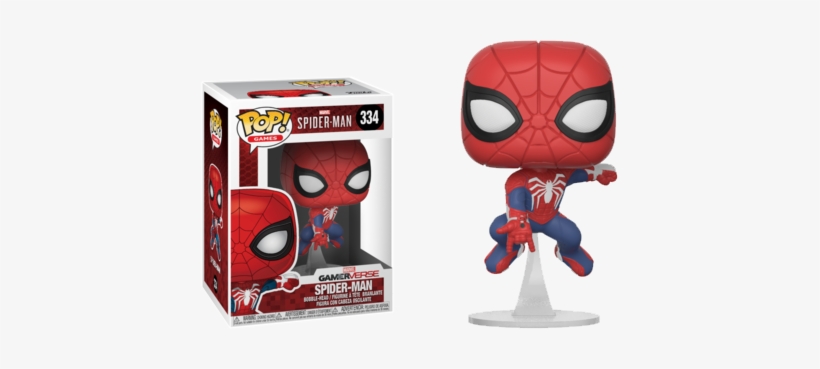 Download Pop Figure Marvel Spiderman Web Funko Pop Spiderman Ps4 Png Image With No Background Pngkey Com