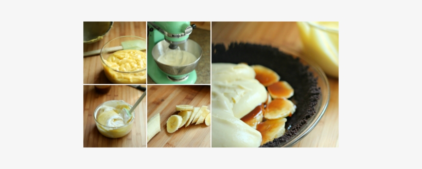 Banana Cream Pie With Coffee Caramel - Cream Pie, transparent png #4212487