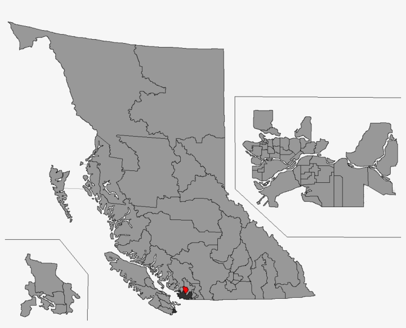 Bc 2015 Coquitlam-burke Mountain - British Columbia Population Map, transparent png #4212550