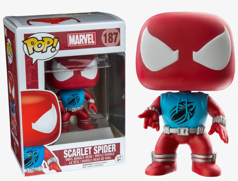 Pop Marvel 187 - Scarlet Spider Funko Pop, transparent png #4212843