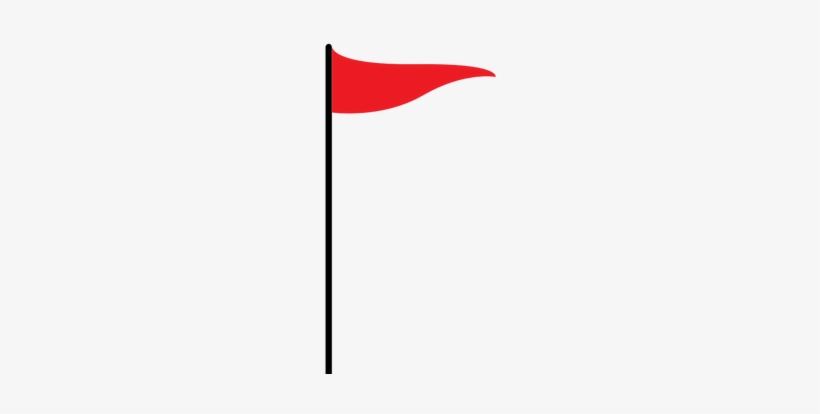 Bandeira Triangular Png - Red Flag Vector, transparent png #4213111