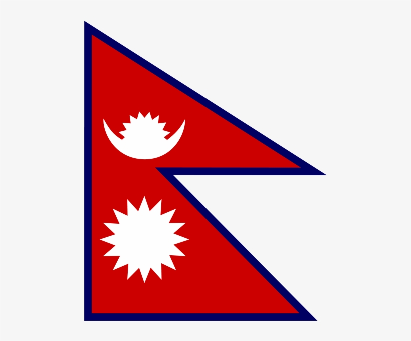 Flag Of Nepal Png Image - Nepal Flag, transparent png #4213225