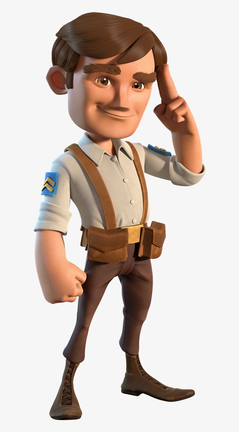 Animation Character - Clans Of Clans Character, transparent png #4213446