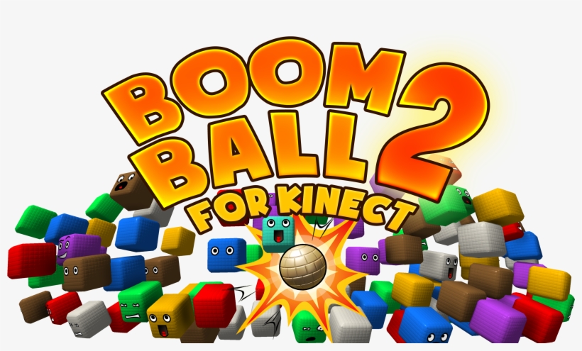 Boom Ball 2 Logo With Cubes, transparent png #4213703