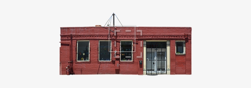 Small Red Brick Building - Small Building Png, transparent png #4213972