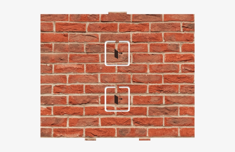 Red Brick Wall - Typhoon Glasschneidebrett Typhoon, transparent png #4214034