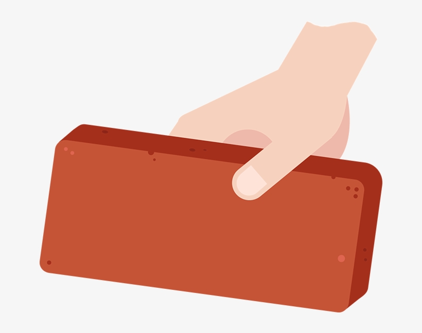 Single Clipart Red Brick, transparent png #4214131