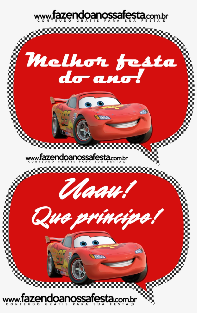 Plaquinhas Divertidas Para Fotos Carros Da Disney - Plaquinhas Divertidas Carros Disney, transparent png #4214183