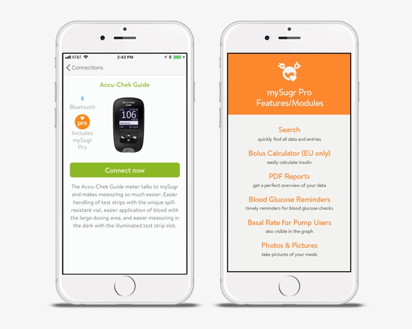 Connect Mysugr With Accu-chek Guide And Get Mysugr - Mysugr Gmbh, transparent png #4214321