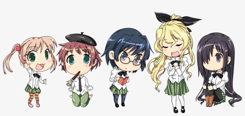 Katawa Shoujo Vector Transparent Chibi S By Pikkirby-d4ve1l5 - Katawa Shoujo Rin Chibi, transparent png #4214383