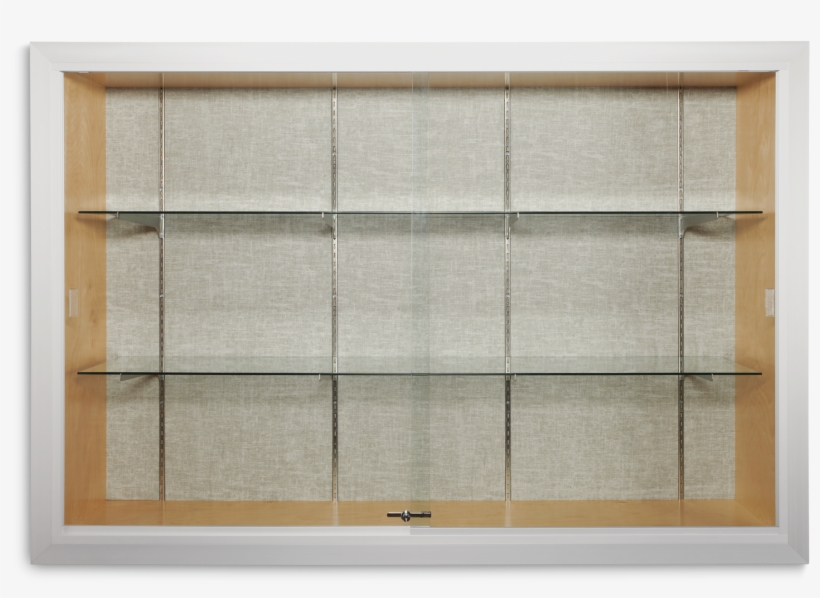 Recessed Display Case With Hinged Glass Doors, transparent png #4214672