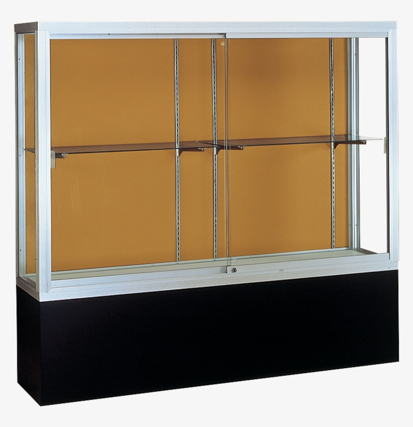Challenger Trophy Case - 72" Wide Pedestal Display Case, transparent png #4214754