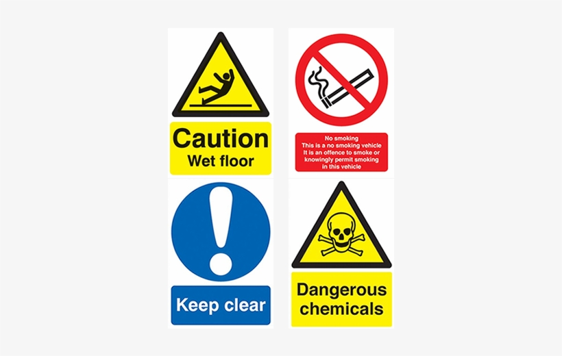 Signs - Flammable No Smoking Signs, transparent png #4215023