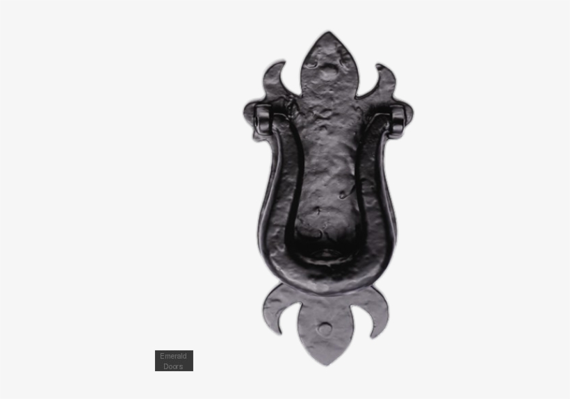 Antique Black U Door Knocker - Ludlow Foundries Door Knocker - 200mm X 800mm - Black, transparent png #4215557