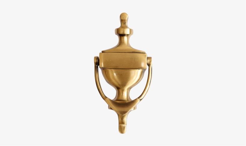 Door Knocker Classic - Brass, transparent png #4215639