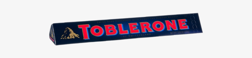 Toblerone Of Switzerland Swiss Dark Chocolate With - Toblerone Dark Chocolate, transparent png #4215759