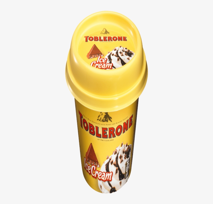 Toblerone Vanilla Milk Chocolate Coated Honey And Almond - Milk Chocolate, transparent png #4215889