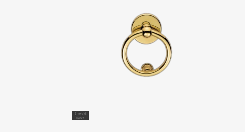 Victorian Ring Door Knocker - Chrome Round Door Knocker, transparent png #4216180
