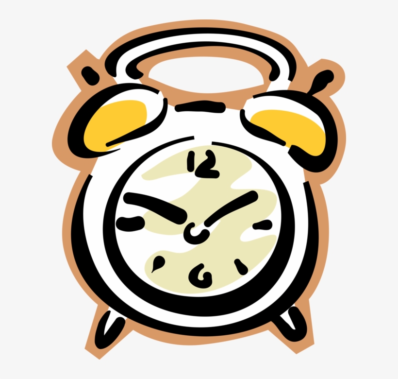 Vector Illustration Of Alarm Clock Ringing Its Morning - Alfavita Coloring The Greek Alphabets (greek Edition), transparent png #4216205