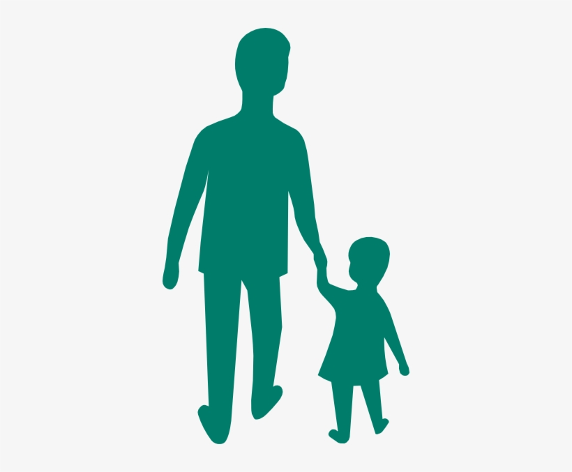 Adult Child Holding Hands Clip Art At Clker - Child Holding Hands With Parent Png, transparent png #4216359