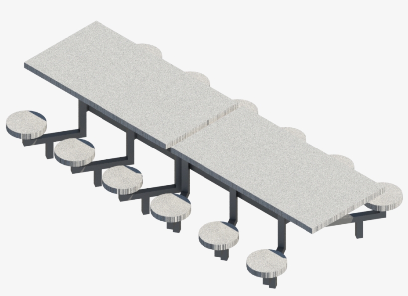 Mesa De Comedor Para Colegio De 1524x3048mm - Mesas Comedor Colegio, transparent png #4216617