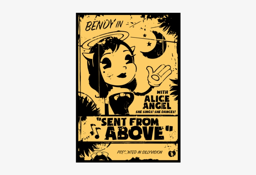 Alice Angel Poster - Bendy And The Ink Machine Posters, transparent png #4216657