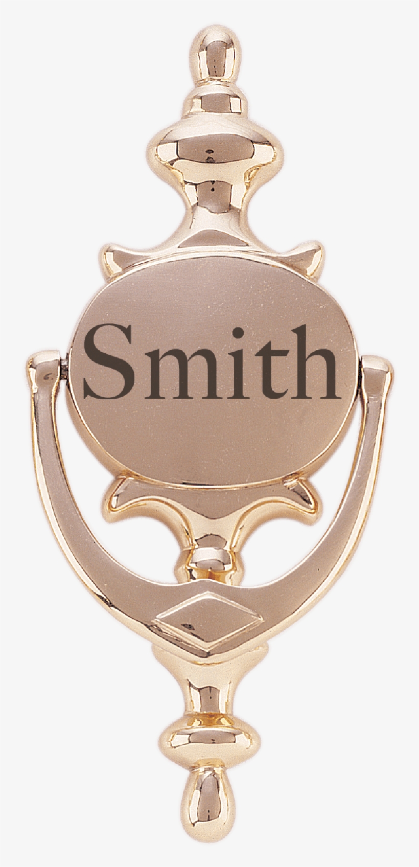Jds Industries Dk2 Engravable Brass Knocker - Oval, transparent png #4216750