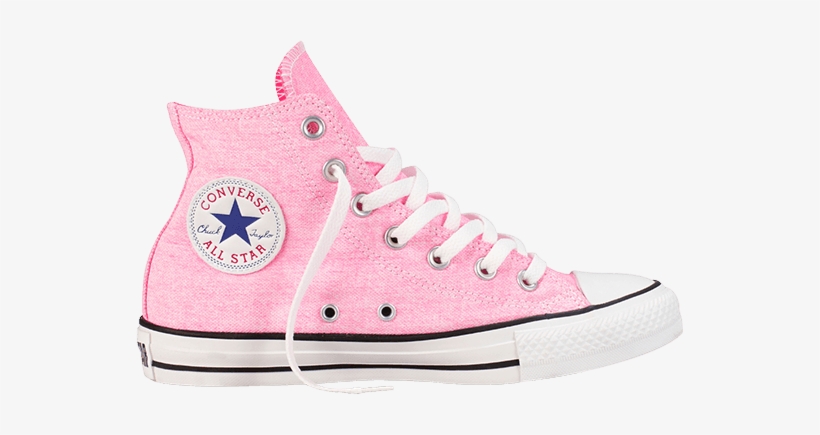 converse hi top pink