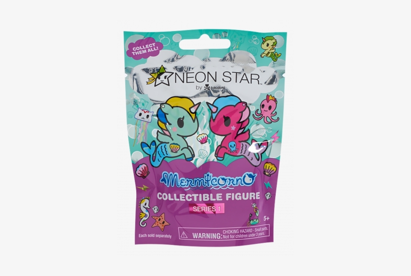 Neon Star By Tokidoki Mermicorno Collectible Figures - Tokidoki Die-cut Notebook, transparent png #4217182