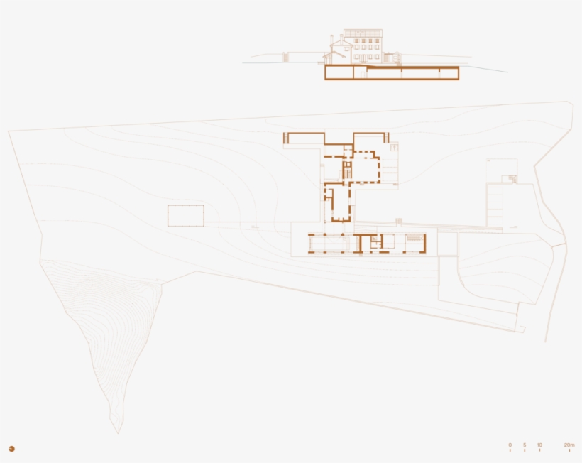 Hillside House Disegni 01 - Diagram, transparent png #4217272
