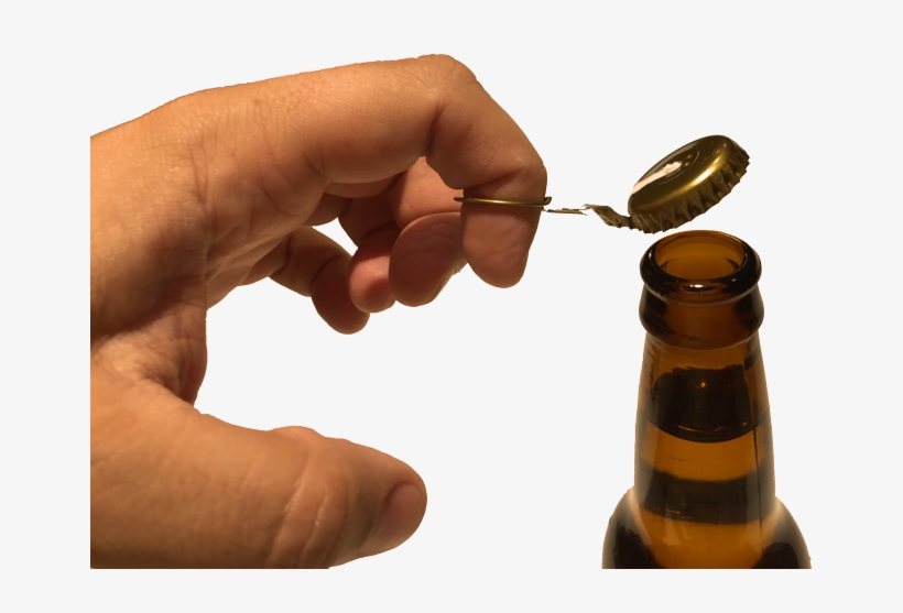 Easy Pull Bottle Caps Allow Access To Your Homebrew - Beer Bottle, transparent png #4217733