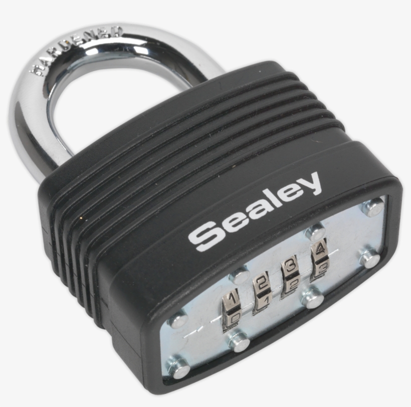 Loading Zoom - Sealey Pl302c - Steel Body Combination Padlock 46mm, transparent png #4217739