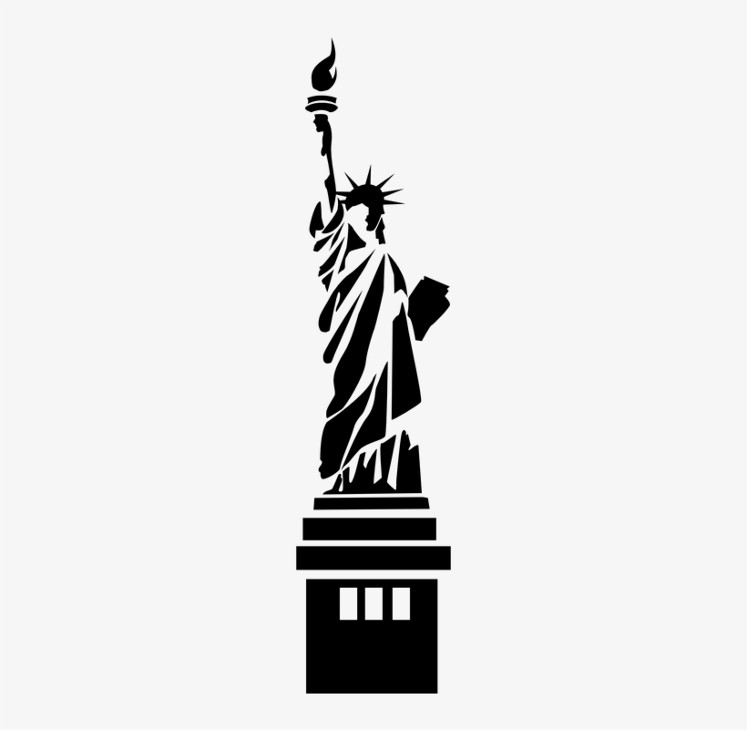 Statue Of Liberty Clipart Freedom - Statue Of Liberty Clipart Transparent, transparent png #4217842