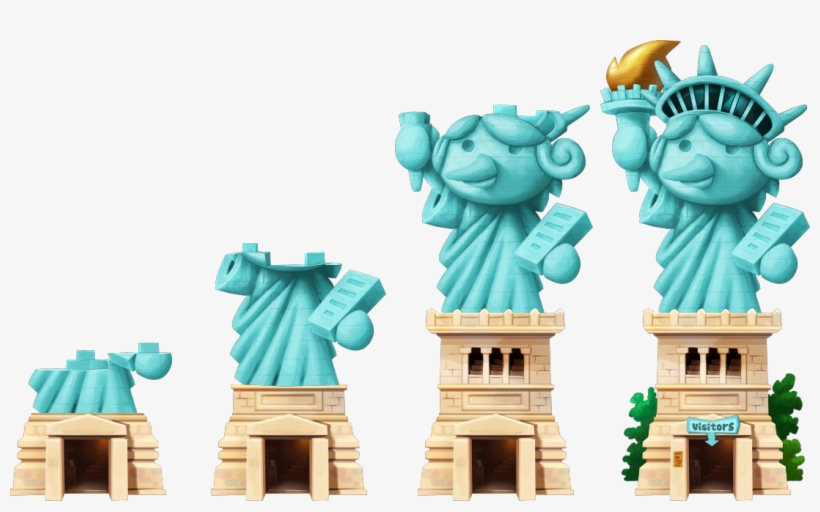 Ny Special Statue Of Liberty Level 1to4 - Statue Of Liberty Happy, transparent png #4217867