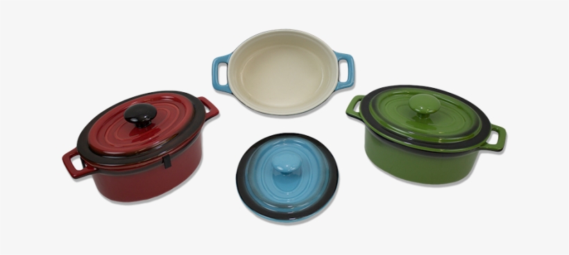Kitchen Collection 2 Servings Oval Ceramic Casserole, transparent png #4217898