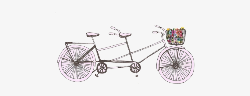 Bike, Flowers, And Cute Image - Imagen De Bicicleta En Png, transparent png #4218489
