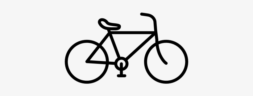 Retro Bicycle Vector - Reeses Cup Black And White, transparent png #4218759